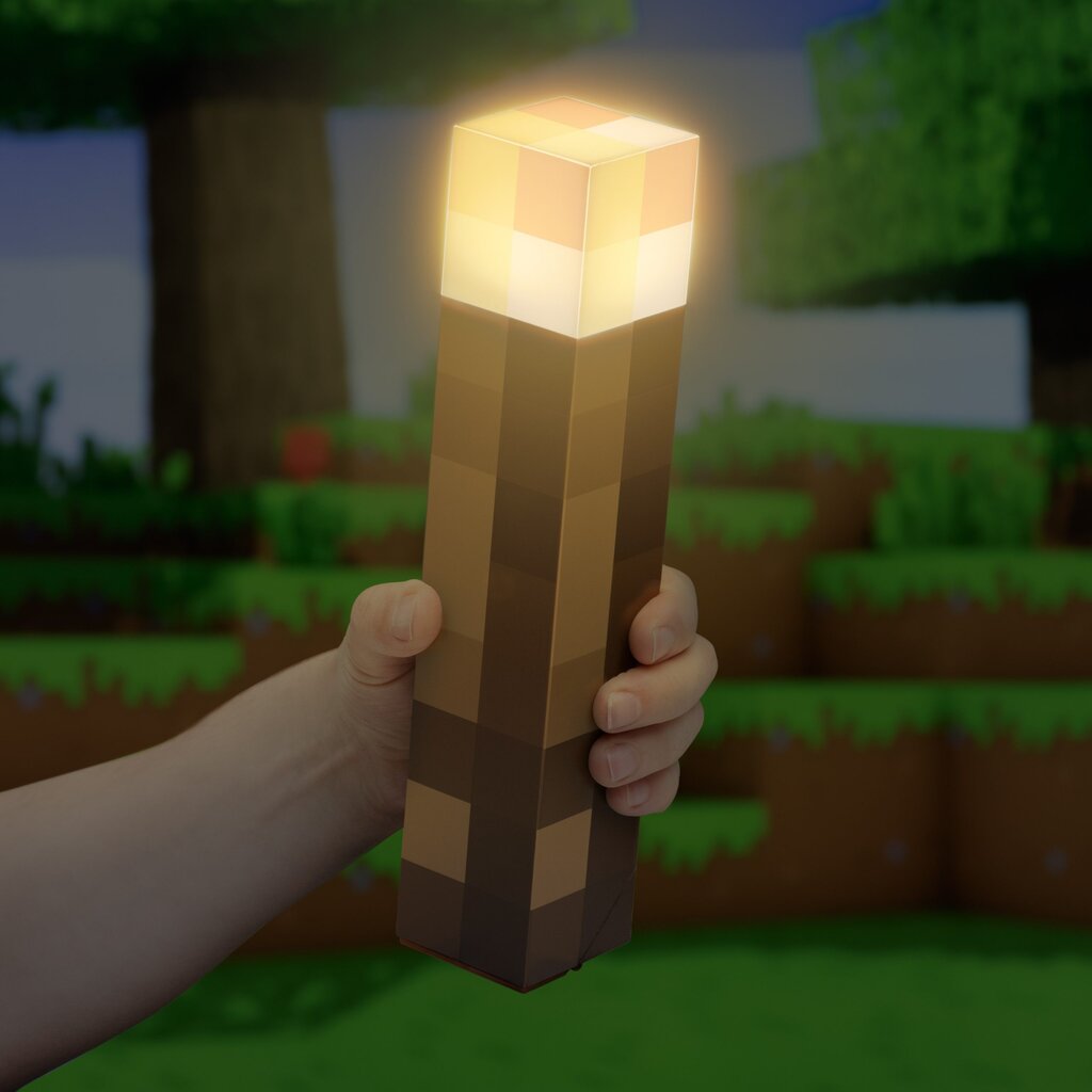 Minecraft Torch Lamp kaina ir informacija | Žaidėjų atributika | pigu.lt
