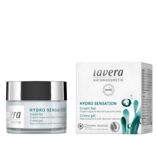 Drėkinamasis veido kremas Lavera Hydro Sensation skin Cream Gel, 50 ml kaina ir informacija | Veido kremai | pigu.lt