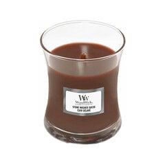 WoodWick ароматическая свеча Ваза Stone Washed Suede, 85 г цена и информация | Подсвечники, свечи | pigu.lt