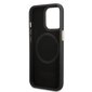 Guess PU 4G MagSafe Compatible Case skirtas iPhone 13 Pro, juodas цена и информация | Telefono dėklai | pigu.lt