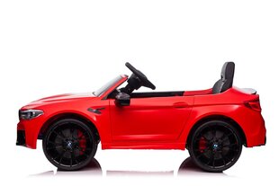 Vaikiškas vienvietis elektromobilis BMW M5 SX2118, raudonas kaina ir informacija | Elektromobiliai vaikams | pigu.lt