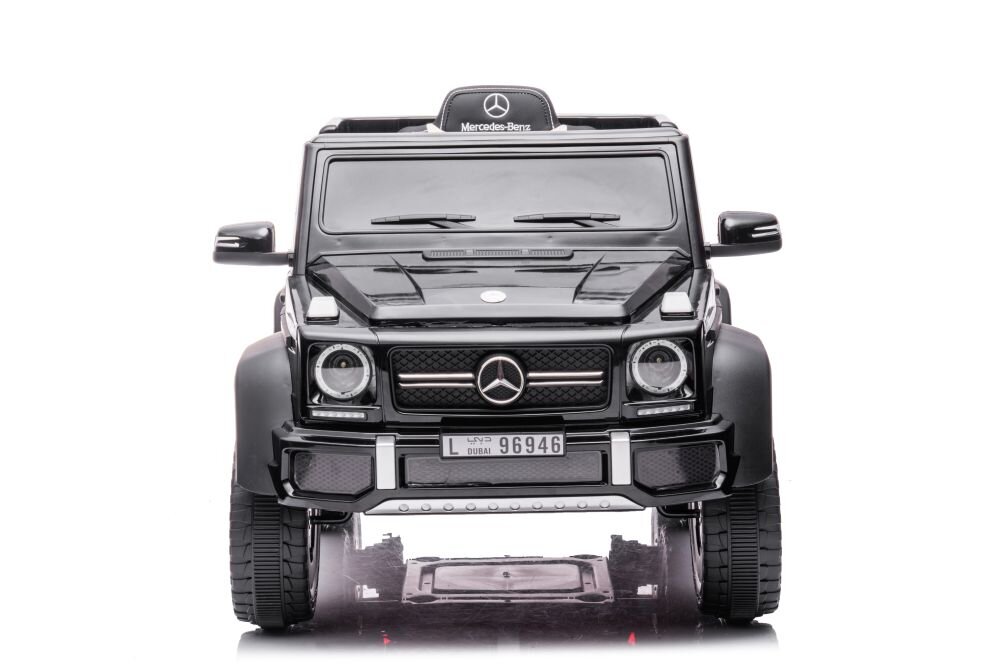 Vaikiškas vienvietis elektromobilis Mercedes G63 6x6, juodas kaina ir informacija | Elektromobiliai vaikams | pigu.lt