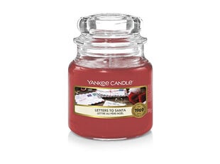 Ароматическая свеча Yankee Candle Classic small Letters to Santa 104 г цена и информация | Подсвечники, свечи | pigu.lt