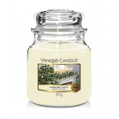 Yankee Candle kvapnioji žvakė Twinkling Lights, 1 vnt цена и информация | Подсвечники, свечи | pigu.lt