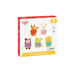 Деревянная игра с веревкой - Tooky Toy цена и информация | Игрушки для малышей | pigu.lt