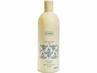 Dušo želė Ziaja Creamy shower soap with silk proteins, 500ml kaina ir informacija | Dušo želė, aliejai | pigu.lt