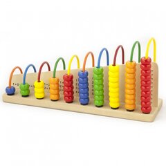 Деревянный развивающий калькулятор - Viga Toys цена и информация | Развивающие игрушки | pigu.lt