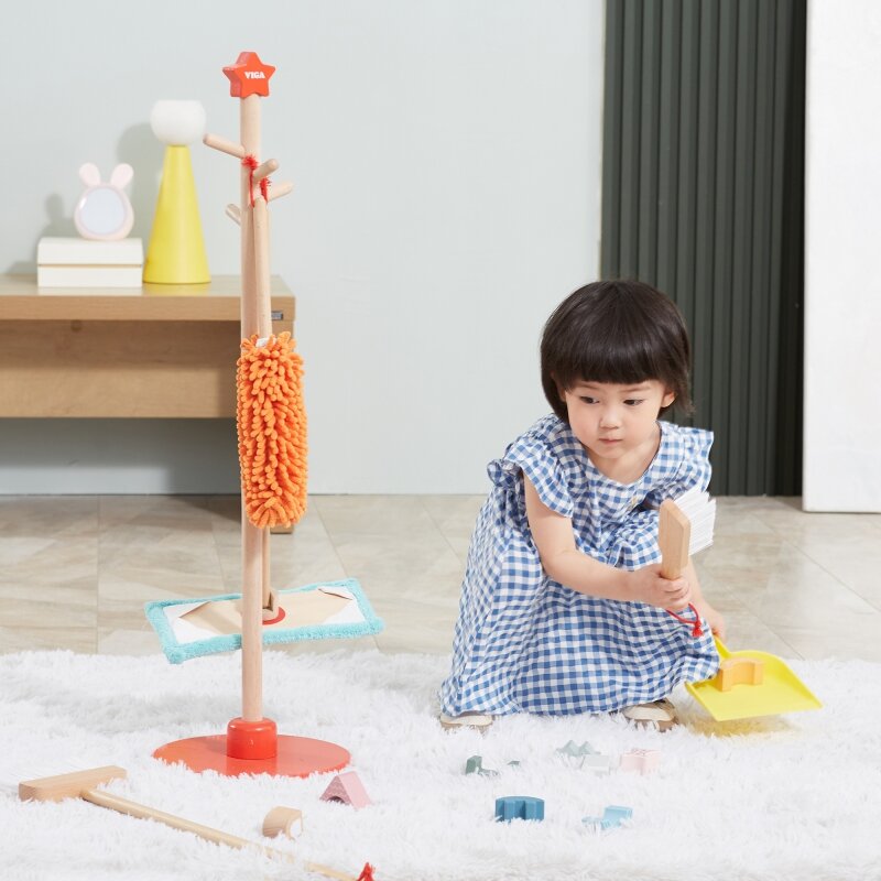 Medinių valymo įrankių rinkinys - Viga Toys kaina ir informacija | Žaislai mergaitėms | pigu.lt