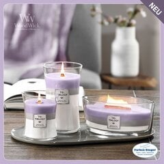 WoodWick свеча Большая банка Amethyst Sky цена и информация | Подсвечники, свечи | pigu.lt