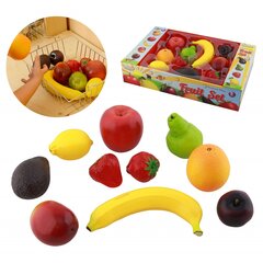 Деревянные фрукты, 10шт. цена и информация | Игрушки для девочек | pigu.lt
