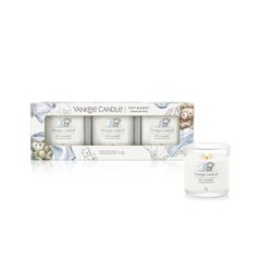 Yankee Candle набор ароматических свечей Soft Blanket, 3 шт. цена и информация | Подсвечники, свечи | pigu.lt