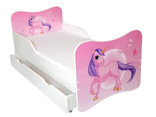 Кровать с матрасом Ami 8, 140x70cм цена и информация | Детские кровати | pigu.lt
