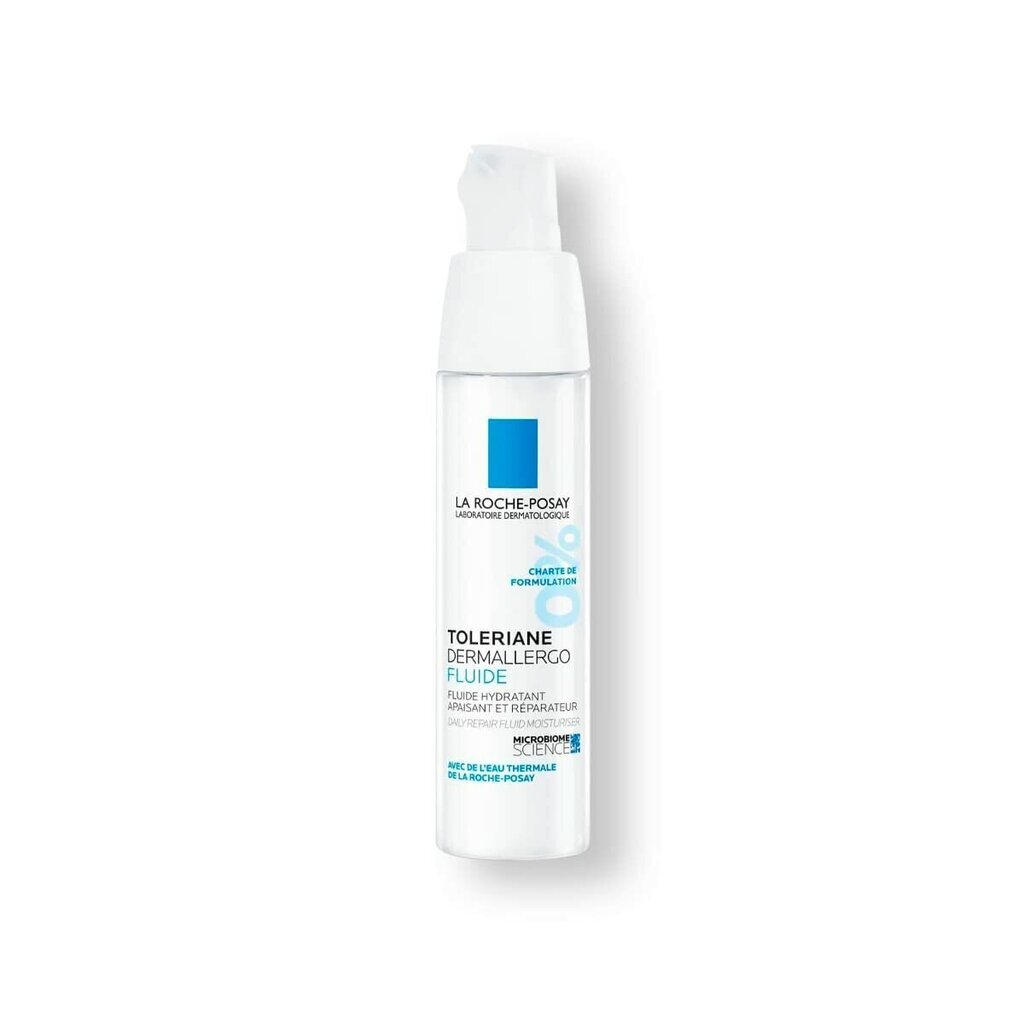 Drėkinamasis fluidas veidui La Roche Posay Toleriane Dermallergo, 40 ml цена и информация | Veido kremai | pigu.lt