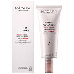 Ночной крем Madara Derma Collagen Regenerating Night Cream Night Source Sleeping Cream, 70 мл цена и информация | Кремы для лица | pigu.lt