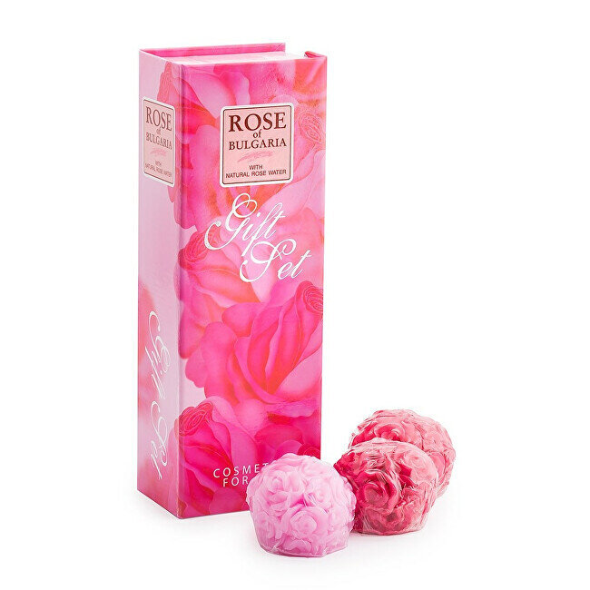 Rankų darbo muilų rinkinys Rose Of Bulgaria, 3 x 40 g kaina ir informacija | Muilai | pigu.lt