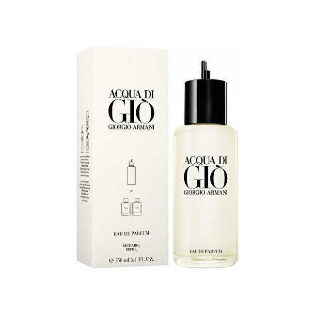 Parfumuotas vanduo vyrams Giorgio Armani Men's Acqua Di Gio Refill EDP, 150 ml kaina ir informacija | Kvepalai vyrams | pigu.lt