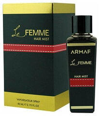 Plaukų purškiklis moterims Armaf Le Femme for Women Hair Mist, 80 ml kaina ir informacija | Parfumuota kosmetika moterims | pigu.lt