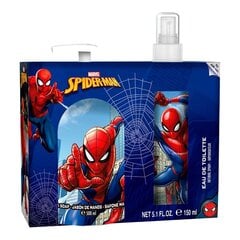 Духи для детей EP Line Spiderman - EDT 150 мл + soap 500 мл цена и информация | Духи для детей | pigu.lt