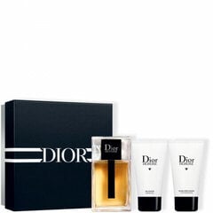 Rinkinys vyrams Dior Dior Homme 2020: tualetinis vanduo EDT, 100 ml + dušo želė, 50 ml + priemonė po skutimosi, 50 ml kaina ir informacija | Kvepalai vyrams | pigu.lt