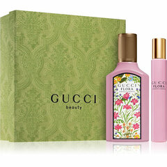 Rinkinys Flora by Gucci moterims: kvapusis vanduo EDP, 50 ml + kvapusis vanduo EDP, 7.4 ml kaina ir informacija | Kvepalai moterims | pigu.lt