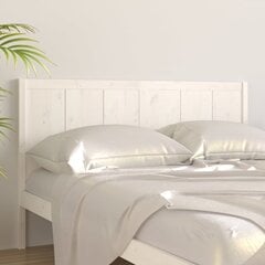 Изголовье кровати, 165,5x4x100 см, белое цена и информация | Кровати | pigu.lt