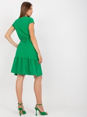 Женское зеленое базовое платье цена и информация | Платья | pigu.lt