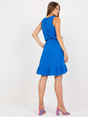 Женское темно-синее базовое платье цена и информация | Платья | pigu.lt
