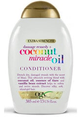 Atkuriantis plaukų kondicionierius OGX Coconut Miracle Oil, 385 ml kaina ir informacija | Balzamai, kondicionieriai | pigu.lt