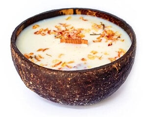 Свеча в кокосе - аромат цветущего жасмина Tropikalia  цена и информация | Подсвечники, свечи | pigu.lt