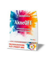 Pieštukas nuo spuogų Biomedica AkneOFF Roll-on, 10 ml цена и информация | Сыворотки для лица, масла | pigu.lt