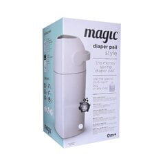 Сумка для использованных подгузников Magic, серый, MA-C110LG 2 цена и информация | Подгузники | pigu.lt