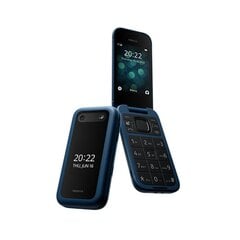 Nokia 2660 Flip 4G Dual SIM Blue цена и информация | Мобильные телефоны | pigu.lt