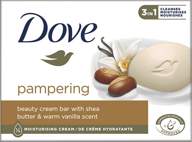 Muilas Dove Purely Pampering Shea Butter Beauty Cream Bar, 90g kaina ir informacija | Muilai | pigu.lt