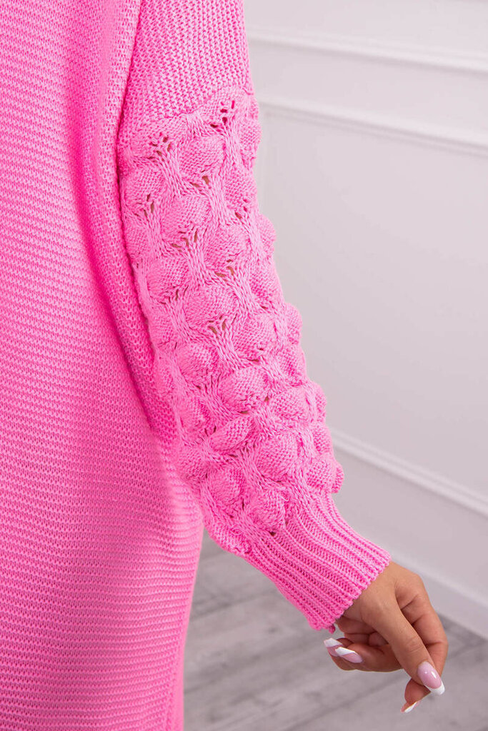 Kardiganas moterims 21875, rožinis kaina ir informacija | Megztiniai moterims | pigu.lt
