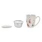 DKD Home Decor puodelis su arbatos filtru, 380 ml kaina ir informacija | Taurės, puodeliai, ąsočiai | pigu.lt