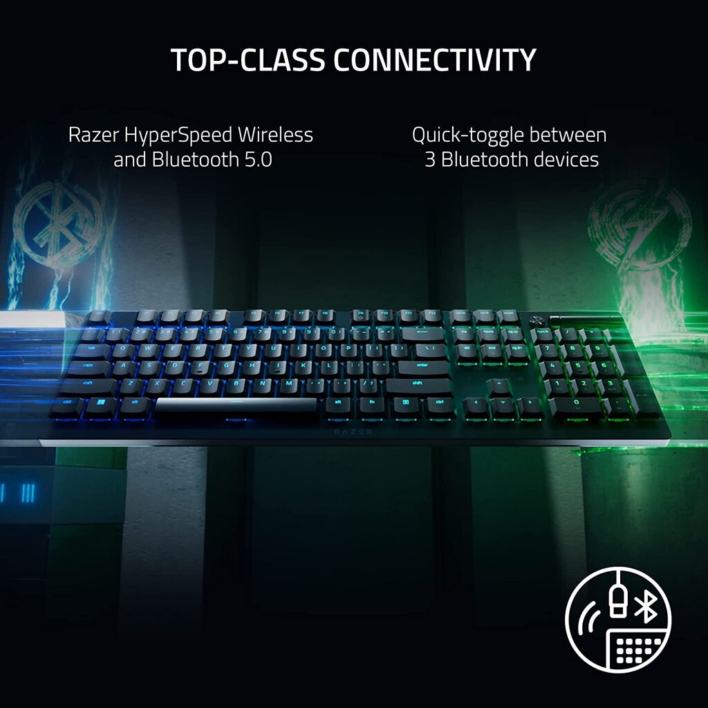 Razer DeathStalker V2 Pro US цена и информация | Klaviatūros | pigu.lt