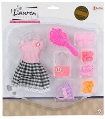 Комплект кукольной одежды с аксессуарами цена и информация | Игрушки для девочек | pigu.lt