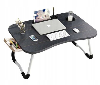 Складной компьютерный стол для ноутбука и планшета. цена и информация | Компьютерные, письменные столы | pigu.lt