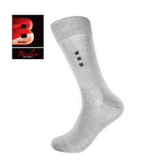 Мужские классические носки Bisoks 12330 серые цена и информация | Мужские носки | pigu.lt