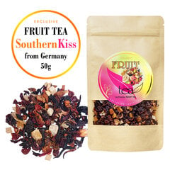 Vaisinė arbata PIETUS BUČIUOTI, Fruit tea SOUTHERN Kiss, 50 g kaina ir informacija | Arbata | pigu.lt