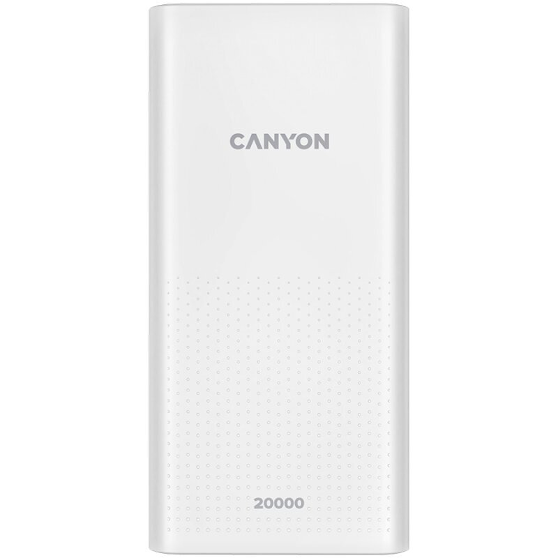 Canyon PB-2001 20000 mAh цена и информация | Atsarginiai maitinimo šaltiniai (power bank) | pigu.lt