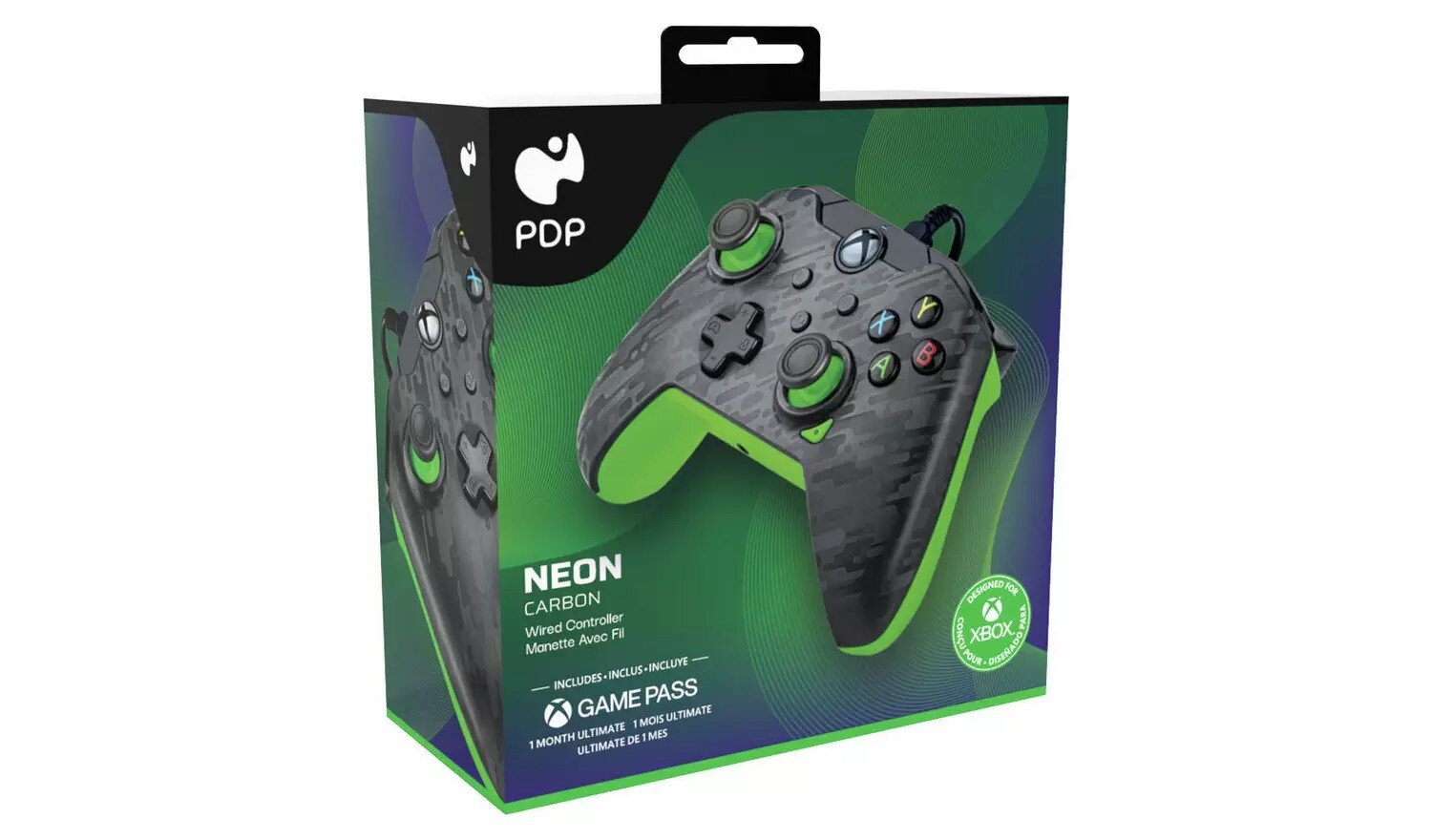 PDP Xbox Series X Carbon Neon Green kaina ir informacija | Žaidimų kompiuterių priedai | pigu.lt