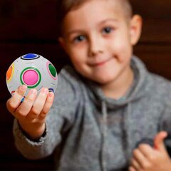Kamuoliukas galvosūkis "Puzzle Magic Rainbow Ball" kaina ir informacija | Žaislai berniukams | pigu.lt