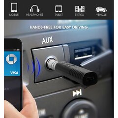 MINI Bluetooth siųstuvas-imtuvas AUX kaina ir informacija | Auto reikmenys | pigu.lt