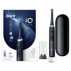 Oral-B iO5 Series Matt Black kaina ir informacija | Elektriniai dantų šepetėliai | pigu.lt