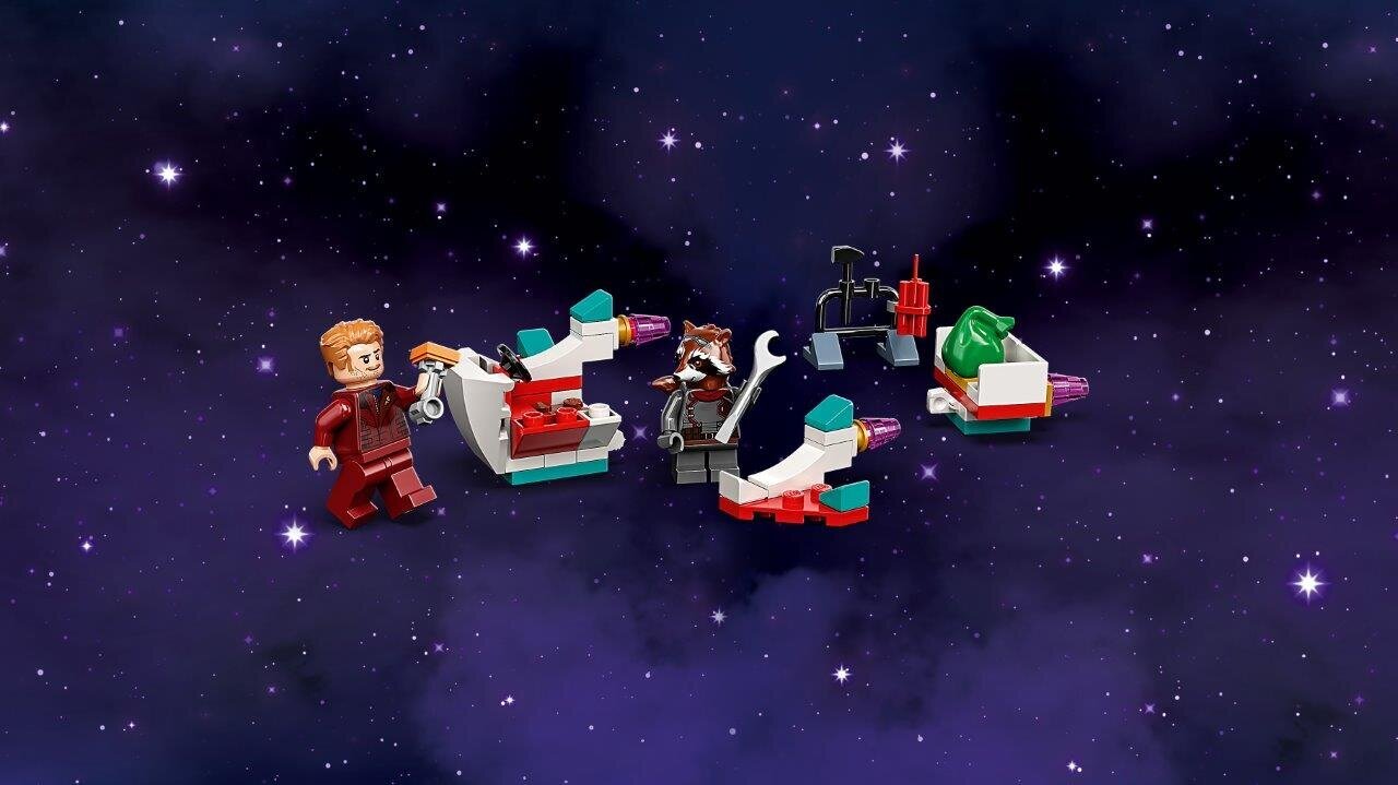 76231 LEGO® Marvel Super Heroes Galaktikos sergėtojų advento kalendorius kaina ir informacija | Konstruktoriai ir kaladėlės | pigu.lt