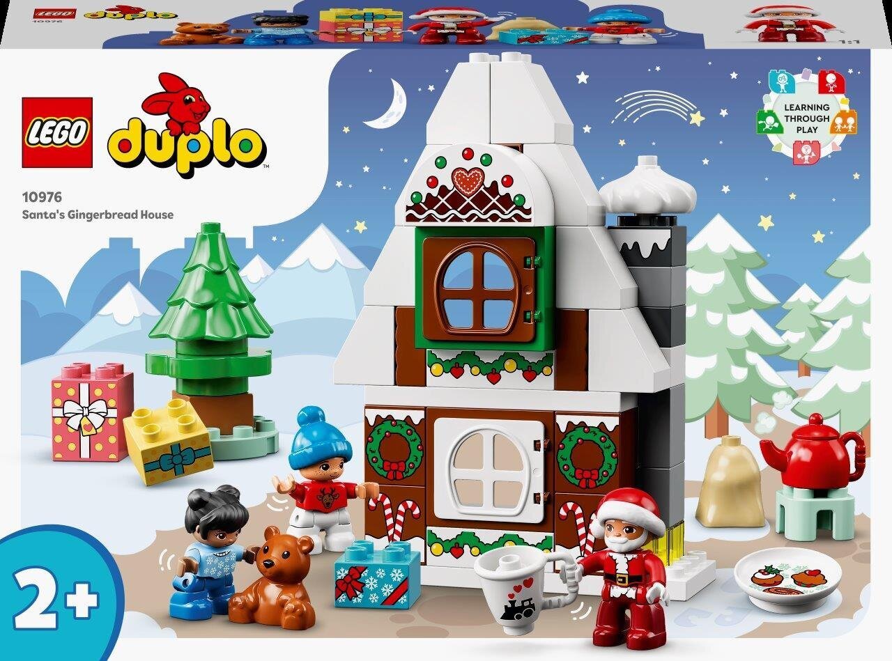 10976 LEGO® DUPLO Town Kalėdų Senelio meduolinis namelis цена и информация | Konstruktoriai ir kaladėlės | pigu.lt