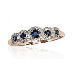 Auksinis žiedas su deimantais moterims Diamond Sky „Jenny V“ kaina ir informacija | Žiedai | pigu.lt