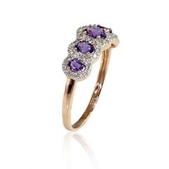 Auksinis žiedas su deimantais moterims Diamond Sky „Jenny III“ kaina ir informacija | Žiedai | pigu.lt