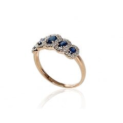 Auksinis žiedas su deimantais moterims Diamond Sky „Jenny“ kaina ir informacija | Žiedai | pigu.lt